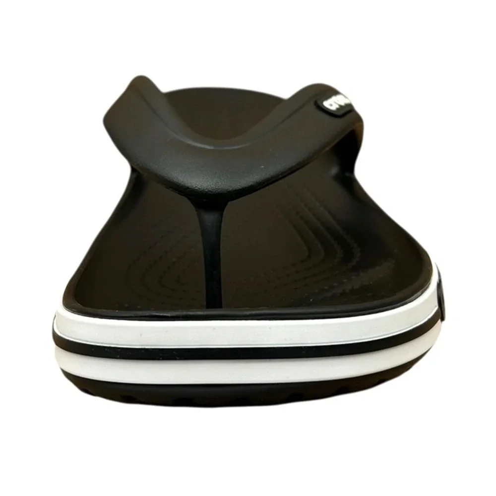 Crocs Men's Bayaband Flip Flop Sandals Size 11 Black Water Friendly Lightweight